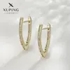 Pendientes Minimalistas en Forma de V Estilo Ruso Xuping con un Diseño Único para Mujer, Accesorios para Orejas de Lujo Ligero Transfronterizos Europeos y Americanos de Nicho, Clips para Orejas Personalizados