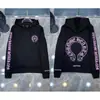 Moletom Chrome Hearts Novo 2025 Transfronteiriço com Design de Cruz, Casaco com Zíper Unissex Casual de Caimento Solto