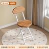 Silla Plegable, Taburete Plegable, Silla de Comedor para el Hogar Simple y Moderna, Silla de Reuniones Blanca, Silla de Capacitación Portátil, Silla de Exterior para Dormitorio