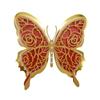 HB pegatinas de pared de mariposas huecas 3D transfronterizas grandes de papel perlado decoración de boda y festividades pegatinas de mariposas