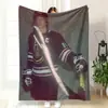 Manta de siesta estampada, Manta de franela estilo Ins definitiva, Venta directa del fabricante, Temática de hockey sobre hielo, Partido de liga estampado I