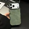 Funda para Teléfono Móvil con Patrón de Terciopelo de Ciervo y Agujero Grande Adecuada para Apple 17Promax Funda Protectora Integral 13/14 Tacto de Piel 16/15/17