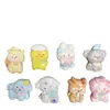 Mini Conejo Oso de Dibujos Animados Resina DIY Pegamento de Crema Pasador Diadema Accesorios de Joyería Hebilla de Zapato Imán de Refrigerador Material