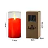 Vela Digital LED Artificial Roja Personalizada Oscilante Creativa Boda Cumpleaños Arreglo Propuesta Confesión Props