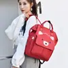 Bolsa de Mamá Zuoxun con Orejas de Gato de Dibujos Animados, Mochila Doble para Viajes de Madre y Bebé, Bolsa de Mamá de Tela Oxford, Bolsa de Pañales