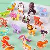 Qual Quebra-cabeça 3D Jardim de Infância Feito à Mão DIY Educação Infantil Educacional Desenho Animado Quebra-cabeça Divertido Dia das Crianças Brinquedo