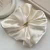 20cm Extra Grande Coreano de Gama Alta Elegante Perlado Satén Goma para el Cabello Cuerda para el Cabello Elegante Adorno para la Cabeza