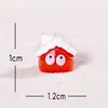 Elfo Navideño Bolas de Carbón Coloridas Adornos Decoraciones para Escritorio del Hogar Artesanía DIY de Resina Adornos Pequeños de Resina