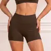 Novos shorts esportivos de três pontos transfronteiriços de Chen Shijie, que levantam o bumbum, apertam a barriga, cintura alta, shorts de ioga, calças de ginástica respiráveis