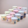 Frasco grande de plástico transparente sellado, frasco de leche en polvo, frasco de alimentos, caja de almacenamiento de granos de cocina, frasco de almacenamiento