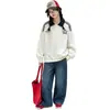 Conjunto de Otoño para Niñas Estilo Academia Sudadera con Capucha Pantalones de Pierna Ancha Conjunto de Dos Piezas Nuevo Estilo 2026 Niñas Niños Mayores Primavera/Otoño