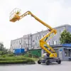 Plataforma de Trabajo en Altura Tipo Brazo Curvo de 18m Plataforma Elevadora Hidráulica Eléctrica Elevador Autopropulsado Giratorio 360 grados