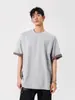 Camiseta de Verão Simples Falsa Duas Peças Xadrez para Homens com Costura em Cor Contrastante Gola Redonda Manga Curta Tops para Homens e Mulheres, Casual e Versátil