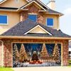 Decoraciones de Escena Más Vendidas Transfronterizas, Pegatinas Navideñas para Garaje, Telas Colgantes Más Vendidas en Amazon, Decoraciones para Fiestas de Año Nuevo