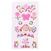 Pegatinas Coloridas Pegatinas de Pedrería Acrílica Patrón Corona Corazón Mariposa Luna Animal Pegatinas Decorativas Pegatinas de Pedrería