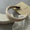 Tiktok Más Vendido Estilo Dulce Diadema Plisada de Caña Alta Diadema de Esponja Diadema de Color Sólido Simple y Elegante Accesorio para el Cabello Estilo Coreano