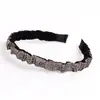 Diadema accesorios para el cabello al por mayor coreana alta calidad pedrería pliegue borde fino dentado diadema nueva diadema para la cabeza