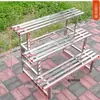 Suporte de flores em aço inoxidável para varanda, suporte de flores multi-camadas em aço inoxidável para interior estilo moderno, suporte em escada para plantas suculentas