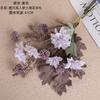 Decoración de pared rosa luna sueño brillante pequeña Lihua flor artificial hecha a mano hogar ramo de boda CF01277