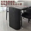 Mesa de comedor de losa de roca, adecuada para casas pequeñas, un juego de mesa y sillas de lujo ligero para comedores, áreas de recepción y espacios de reunión; mesa de comedor rectangular