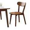 Cadeira de Madeira Maciça Cadeira de Jantar Mesa e Cadeiras de Jantar Domésticas Cadeira Simples com Encosto de Madeira Estilo Italiano Vintage Cadeira Especial para Sala de Jantar