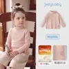 Ropa interior de cuello alto para niñas jellybaby, top cálido de otoño para niños, ropa de bebé, camiseta de manga larga para niños