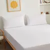Funda de almohada personalizada transfronteriza al por mayor Blanca a prueba de sudor Cabeza de saliva Aceite de cabeza Funda de almohada para hotel de ancianos