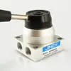 Válvula manual marca JINEN K34R6-8 válvula de control manual válvula de aluminio de tres posiciones y cuatro vías garantía por un año