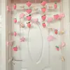 Cortinas de Hilo de Melocotón con Lindas Decoraciones de Frutas y Abejas para Niñas, Cortinas para Puerta Divisoria, Decoraciones Colgantes, Cortinas Decorativas para Dormitorio