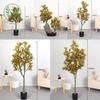Madeira simulada que muda de cor Madeira do Milênio samambaia planta artificial bonsai decoração de estúdio paisagismo árvore pequena ornamentos de chão para interior
