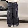 Pantalones de Niña Otoño 2026 Nueva Moda Ropa Infantil para Niños Mayores Pantalones Casuales de Pierna Ancha Pantalones Cargo de Otoño para Niños