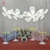 Accesorios de Boda Estilo Chino Arte de Hierro Flor de Peonía Brillante Luces de Camino Pasarela Escenario Fondo Decoración Arreglo