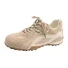 Zapatos de Entrenamiento Alemanes con Aumento de Altura Interior para Mujer 2026 Nuevos de Verano Suela Gruesa Retro Plateado Ligeros Deportivos Casuales para Niños y Niñas
