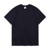 Nueva Camiseta de Algodón Peinado de Manga Corta de Uso Rudo Ag230G para Hombre, Marca de Moda, Color Sólido, Cuello Redondo, Corte Holgado, Impresa Personalizada con Transferencia de Calor