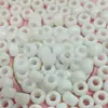 Contas Plásticas Tipo Barril 6*9mm para Dreadlocks, Contas com Furo Grande para DIY Artesanal de Miçangas, Acessórios para Cadarços, Acessórios para Vestuário e Componentes de Joias