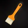Pincel de Óleo Doméstico Cozinha Churrasco Panqueca Assar Cozinhar Cabelo Branco Pincel de Churrasco Plástico Pincel de Pintura Pincel Multifuncional