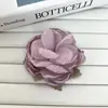 Flores de Tela Hechas a Mano de Satén de Seda DIY Accesorios para Ropa Accesorios Ingredientes Accesorios para Equipaje Broche Materiales Semiacabados