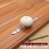 Sapateiro armário guarda-roupa Handle Cabinet europeu moderno simples cerâmica pastoral liga de zinco único furo prata punho fábrica