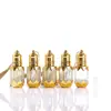 Frasco de vidro galvanizado de 6ml para óleo essencial, amostra de perfume para carro, frasco vazio, bola de vidro, cosméticos, sub-embalagem, atacado