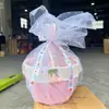 Canasta de Mano Arcoíris Regalo de Regreso Luna Llena del Bebé Año Viejo Banquete de los Cien Días de los Niños Regalo de Acompañamiento Caja de Regalo de Cumpleaños Tejida