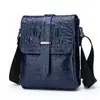 Bolso de Hombre con Patrón de Cocodrilo Bolso de Hombro Mochila de Hombre Bolso Cruzado Pequeño Casual Bolso de Hombro Vertical de Gran Capacidad Moda Tendencia