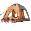 Tienda de campaña inflable esférica personalizada, no requiere montaje, espacio amplio, adecuada para acampar en familia, impermeable y a prueba de sol, domo de camping