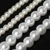 Perlas de Imitación de Perla ABS de Alto Brillo 3-16 mm Agujero Vertical Cuentas Sueltas Cadena para Teléfono Móvil DIY Accesorios de Joyería Venta al por Mayor