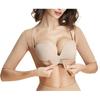 Uau, espartilho feminino feito sob medida, fino, com suporte para os seios, franzido, de manga curta, lindo top para as costas, feminino, atacado