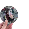 Espelho Convexo de Viagem, Refletor de Foto de Mão, Espelho Redondo Pequeno, Adereço para Selfie de Casal, Ferramenta Compacta e Portátil para Tirar Fotos