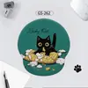 Mouse Pad de Pulso de Gato Fofo Apoio de Mão de Silicone Simples para Escritório Almofada de Pulso Espessa Estéreo 3D Prevenção de Dor na Mão do Mouse
