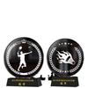 Troféu de resina de metal cristal medalha personalizada sistema de competição de badminton campeão de jogos de eventos esportivos