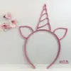 Fornecimento Exclusivo Transfronteiriço de Tiaras Coloridas de Unicórnio, Acessórios de Cabelo de Aniversário Europeus e Americanos, Presentes de Festa, Tiaras de Aniversário, Atacado em Estoque