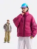 Chamarra de Plumas de Pato Blanco Black Fleet 90 para Mujer Otoño e Invierno Nuevo Diseño 2025 Cuello Alto Holgado