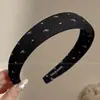 Faixa de cabelo de rede estilo coreano com copa alta para mulheres, elegante e moderna, adequada para usar na rua ou para lavar o rosto, com presilha de dentes